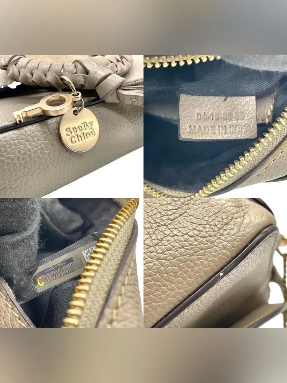 Chloé Joan Small Leather & Suede Crossbody Bag